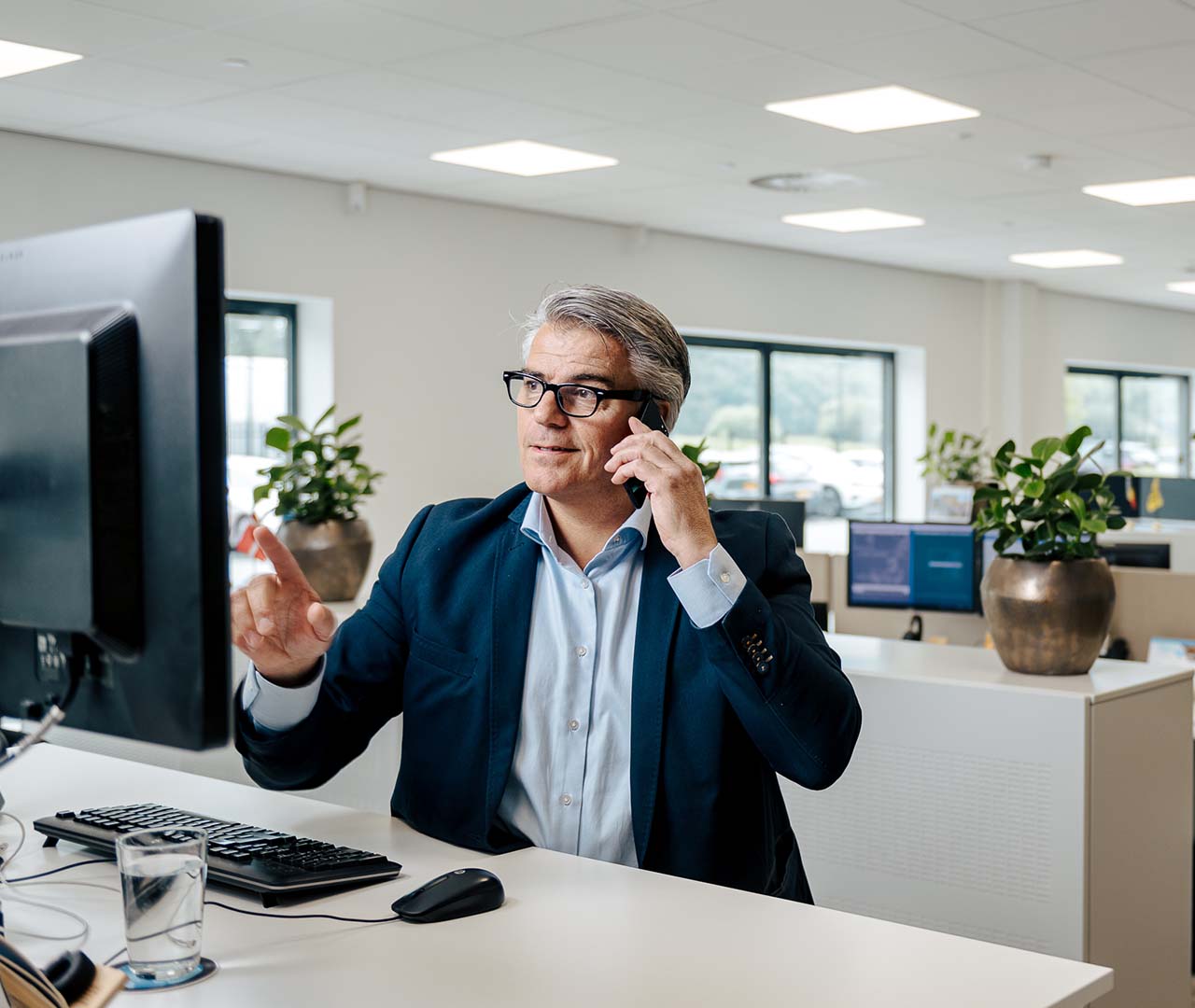 Équipe commerciale internationale